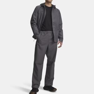 Under Armour UA Stormproof Lined Rain Pants Waterproof Wind Pitch Gray Men’s 4XL